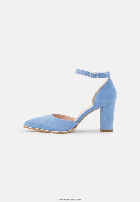 Anna Field Women Leather Classic Heels Light Blue H42J4Z1607