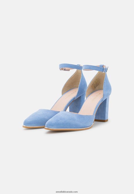 Anna Field Women Leather Classic Heels Light Blue H42J4Z1607