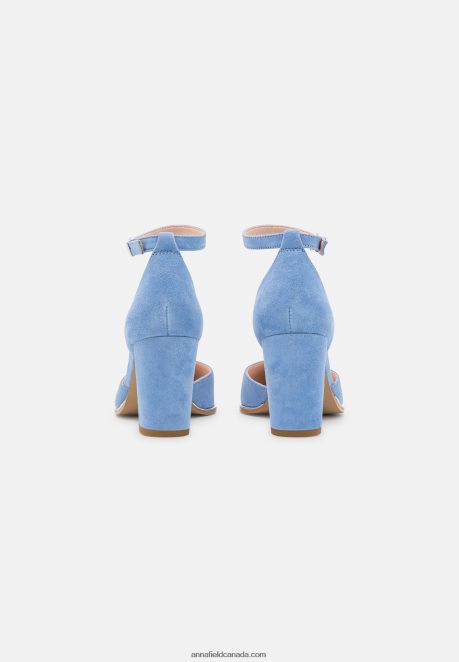 Anna Field Women Leather Classic Heels Light Blue H42J4Z1607