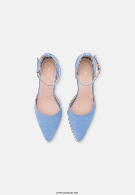 Anna Field Women Leather Classic Heels Light Blue H42J4Z1607