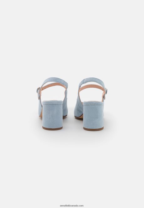 Anna Field Women Leather Classic Heels Light Blue H42J4Z1659
