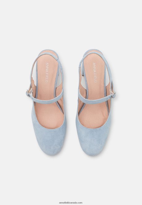 Anna Field Women Leather Classic Heels Light Blue H42J4Z1659