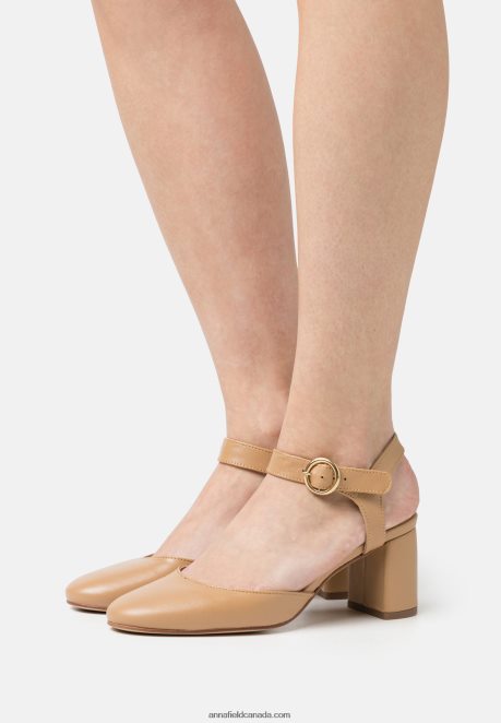 Anna Field Women Leather Classic Heels Light Brown H42J4Z1634