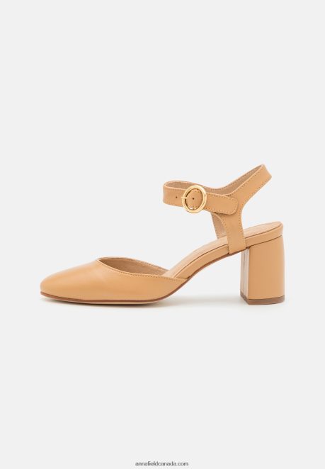 Anna Field Women Leather Classic Heels Light Brown H42J4Z1634