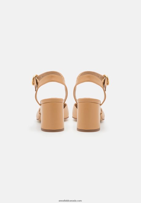 Anna Field Women Leather Classic Heels Light Brown H42J4Z1634
