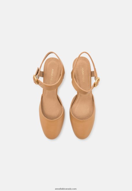 Anna Field Women Leather Classic Heels Light Brown H42J4Z1634