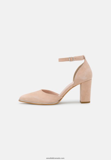 Anna Field Women Leather Classic Heels Light Pink H42J4Z1627
