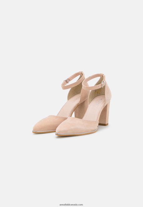Anna Field Women Leather Classic Heels Light Pink H42J4Z1627
