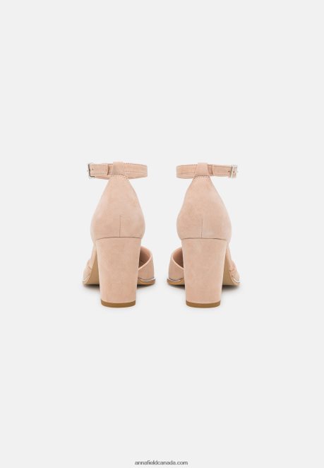 Anna Field Women Leather Classic Heels Light Pink H42J4Z1627