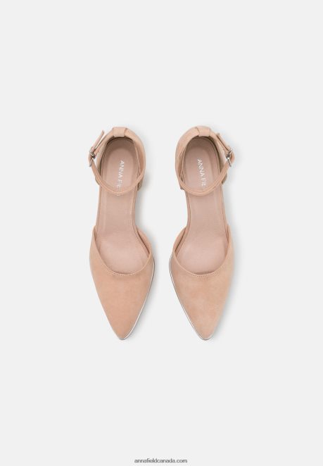 Anna Field Women Leather Classic Heels Light Pink H42J4Z1627