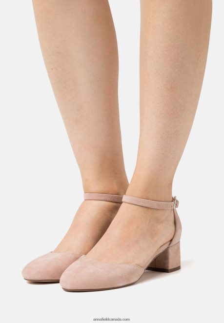 Anna Field Women Leather Classic Heels Light Pink H42J4Z1666