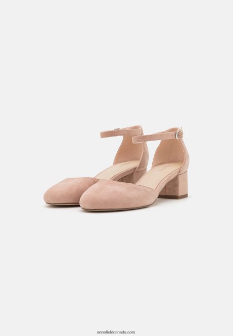 Anna Field Women Leather Classic Heels Light Pink H42J4Z1666