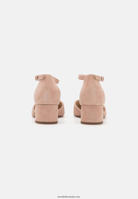 Anna Field Women Leather Classic Heels Light Pink H42J4Z1666