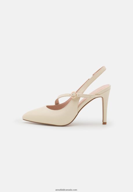 Anna Field Women Leather Classic Heels Off White H42J4Z1694