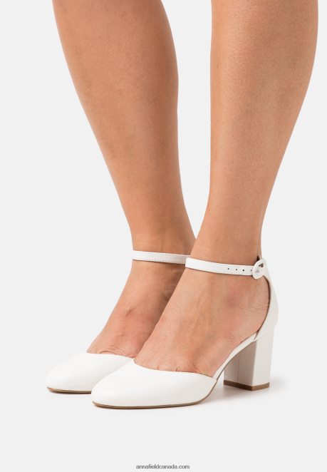 Anna Field Women Leather Classic Heels White H42J4Z1661
