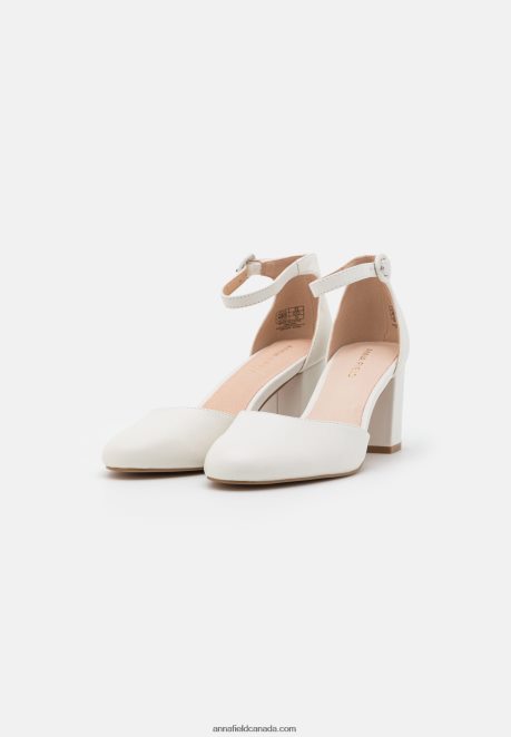 Anna Field Women Leather Classic Heels White H42J4Z1661