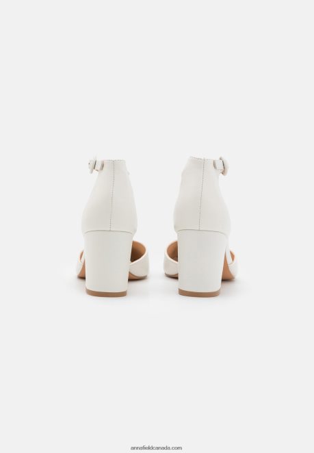 Anna Field Women Leather Classic Heels White H42J4Z1661