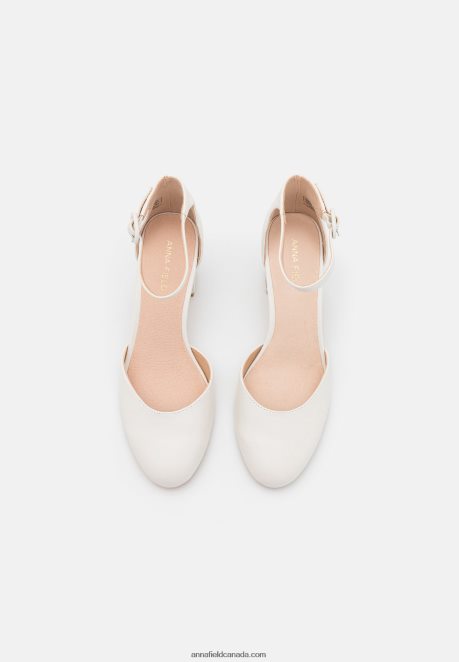 Anna Field Women Leather Classic Heels White H42J4Z1661
