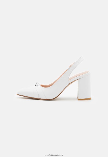 Anna Field Women Leather Classic Heels White H42J4Z1670