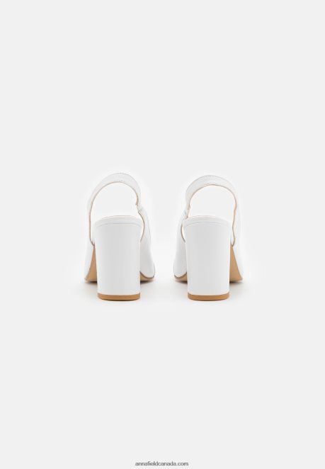 Anna Field Women Leather Classic Heels White H42J4Z1670