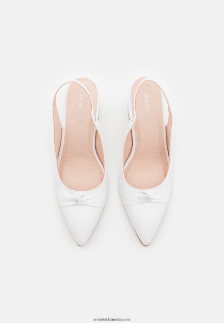 Anna Field Women Leather Classic Heels White H42J4Z1670