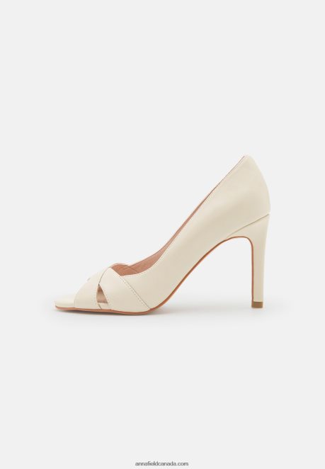 Anna Field Women Leather Classic Heels White H42J4Z1695