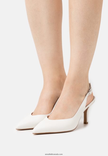 Anna Field Women Leather Classic Heels White H42J4Z1696