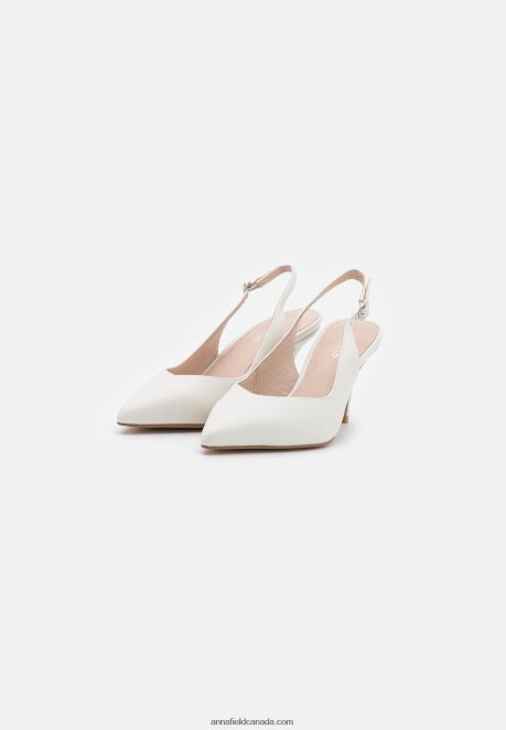 Anna Field Women Leather Classic Heels White H42J4Z1696