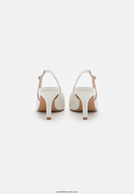 Anna Field Women Leather Classic Heels White H42J4Z1696