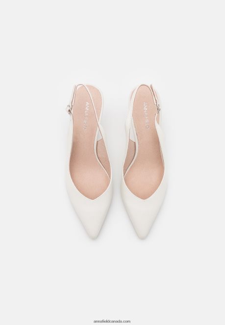 Anna Field Women Leather Classic Heels White H42J4Z1696