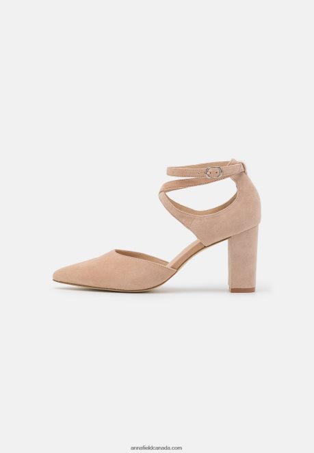Anna Field Women Leather High Heels Beige H42J4Z1606