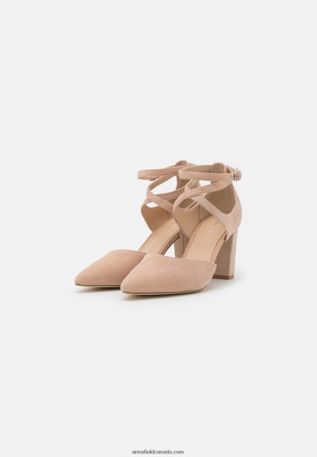 Anna Field Women Leather High Heels Beige H42J4Z1606