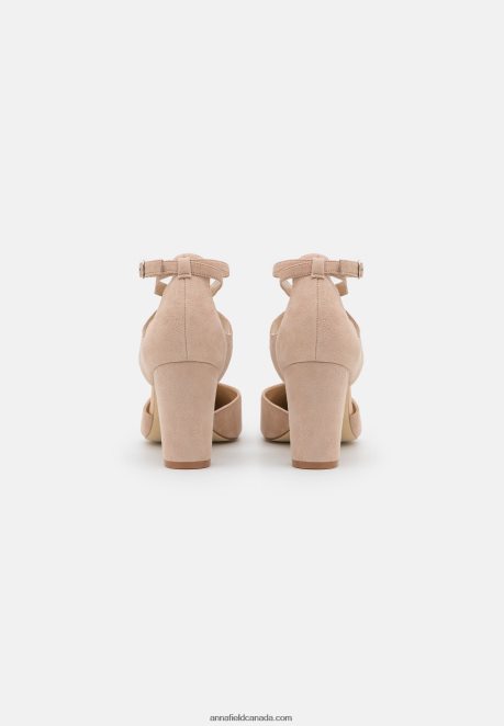 Anna Field Women Leather High Heels Beige H42J4Z1606