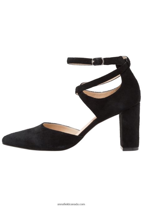 Anna Field Women Leather High Heels Black H42J4Z1608