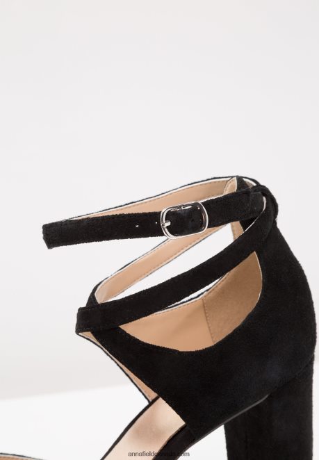 Anna Field Women Leather High Heels Black H42J4Z1608