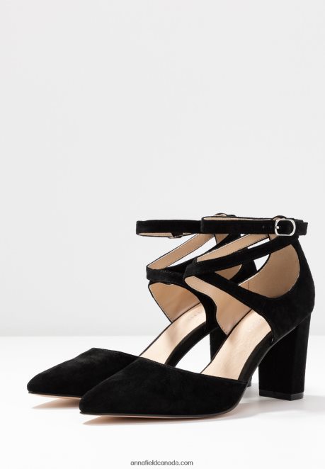 Anna Field Women Leather High Heels Black H42J4Z1608
