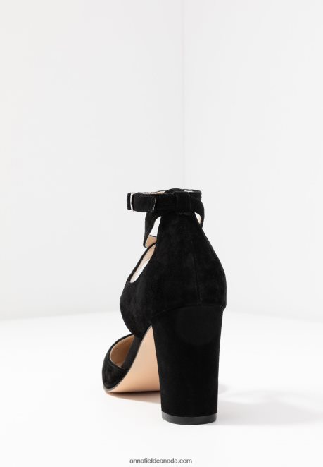 Anna Field Women Leather High Heels Black H42J4Z1608