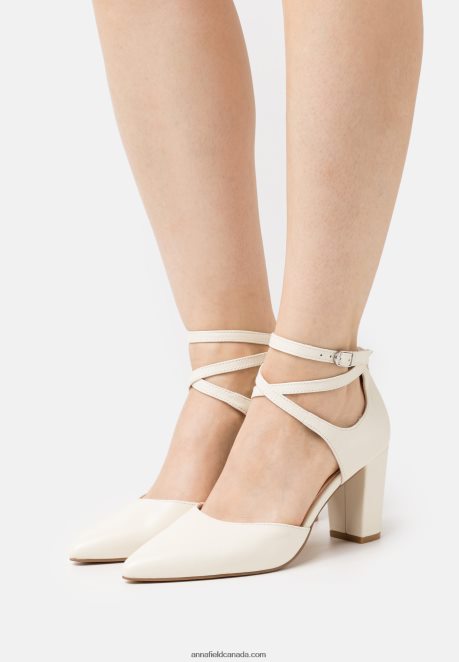 Anna Field Women Leather High Heels White H42J4Z1635