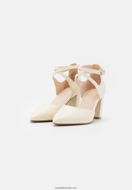 Anna Field Women Leather High Heels White H42J4Z1635