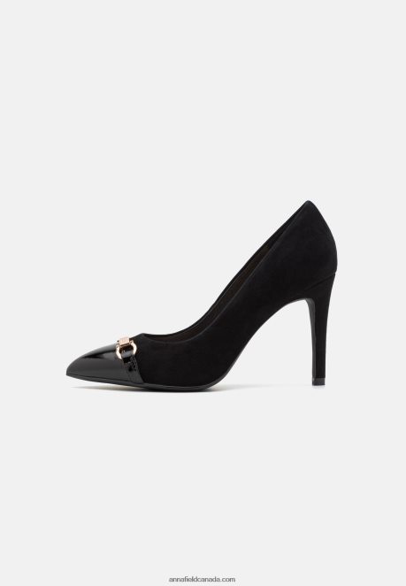 Anna Field Women Leather Mia High Heels Black H42J4Z1776