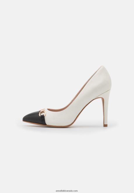 Anna Field Women Leather Mia High Heels White H42J4Z1777