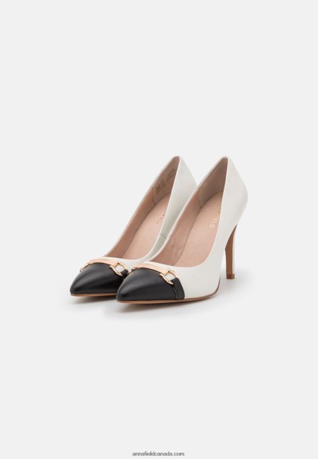 Anna Field Women Leather Mia High Heels White H42J4Z1777