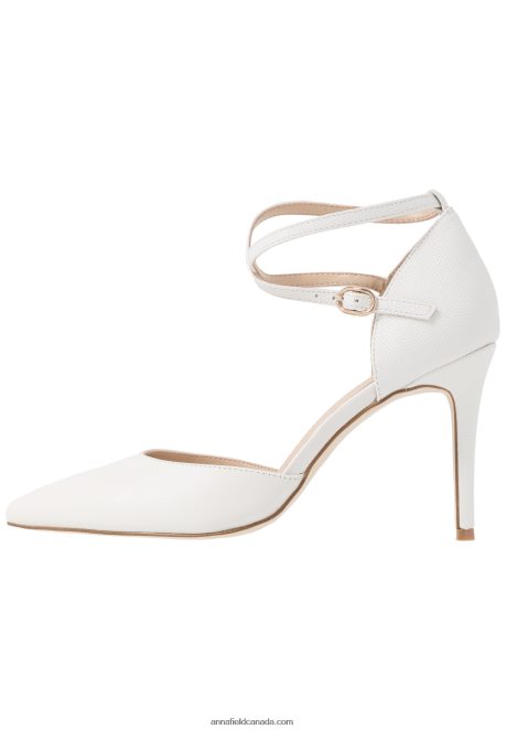 Anna Field Women Leather Pumps High Heels White H42J4Z1693