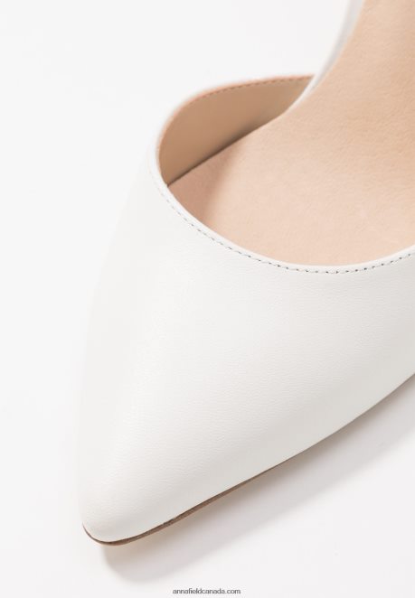 Anna Field Women Leather Pumps High Heels White H42J4Z1693