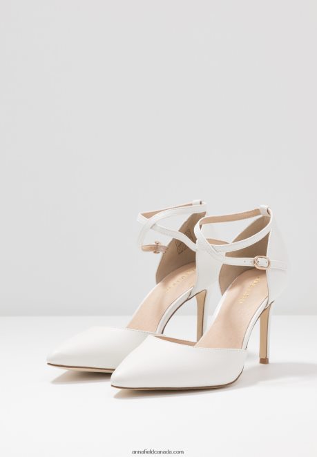 Anna Field Women Leather Pumps High Heels White H42J4Z1693