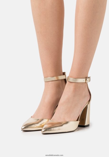 Anna Field Women Onlpavi Classic Heels Gold H42J4Z1758