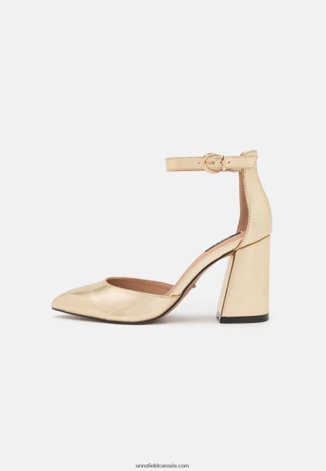 Anna Field Women Onlpavi Classic Heels Gold H42J4Z1758
