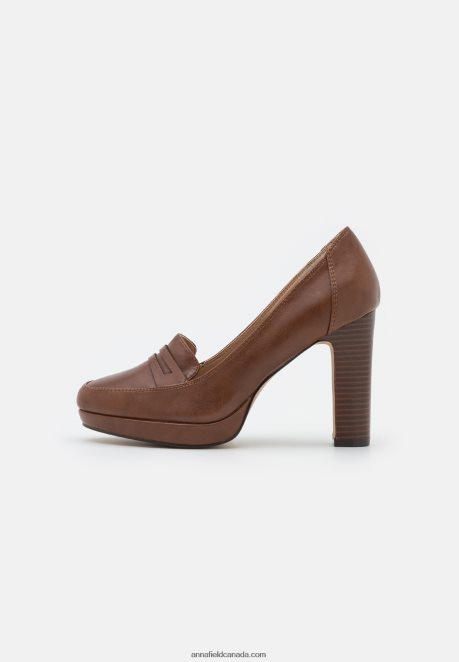 Anna Field Women Platform Heels Cognac H42J4Z1742