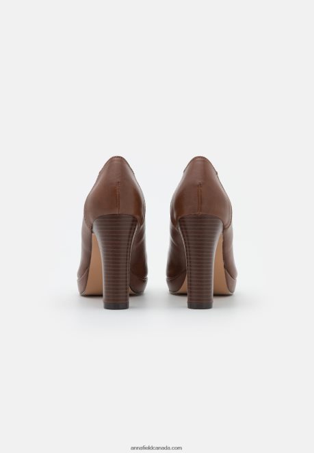 Anna Field Women Platform Heels Cognac H42J4Z1742