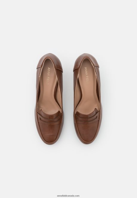 Anna Field Women Platform Heels Cognac H42J4Z1742